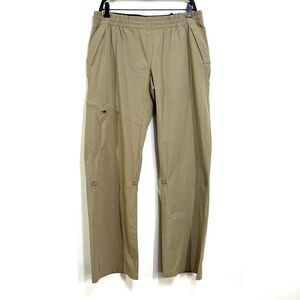 The North Face Cargo Pants Womens XL Beige‎ Convertible Hiking Outdoor Utility